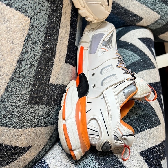 Balenciaga MEN'S TRACK SNEAKER IN WHITE Size 7 EU 40 - Picture 10 of 13